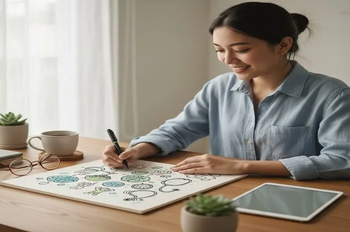 Kenali Doodle: Seni Coretan Iseng, Asah Kreativitas dan Fokus