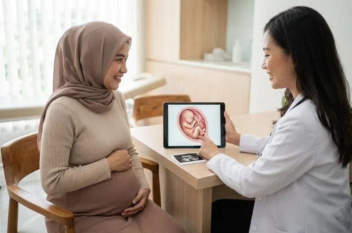 Gambar Posisi Janin 22 Minggu: Masih Leluasa Bergerak!