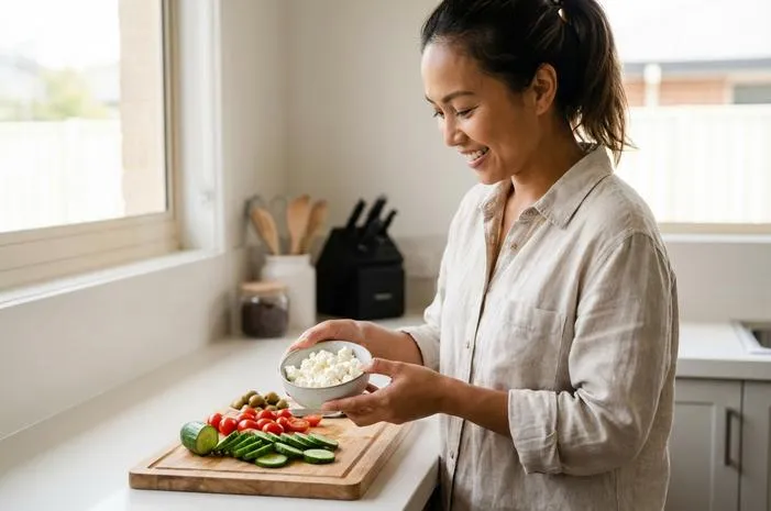 Feta: Keju Yunani Asin Gurih untuk Salad Nikmat.