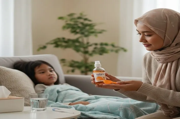 Hufagrip untuk Batuk Pilek Demam, Pilih Kuning!