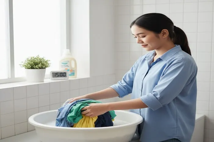 Rendam baju berapa menit agar bersih dan tidak bau apek