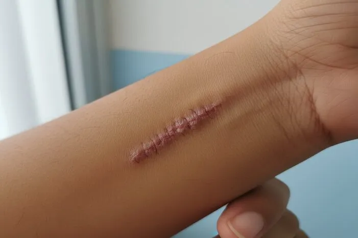 Cek Gambar Benang Jahit Yang Jadi Daging Dan Proses Sembuh