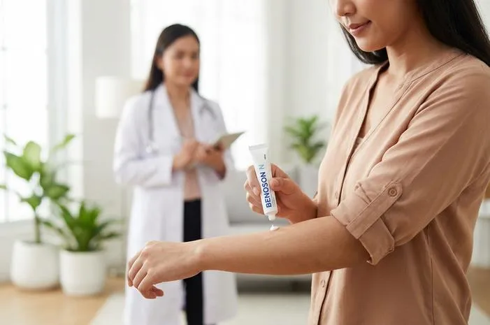 Salep Benoson N untuk Radang Kulit Terinfeksi Bakteri