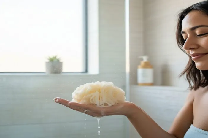 Apa Kegunaan Shower Puff? Bikin Mulus Atau Jadi Petaka?
