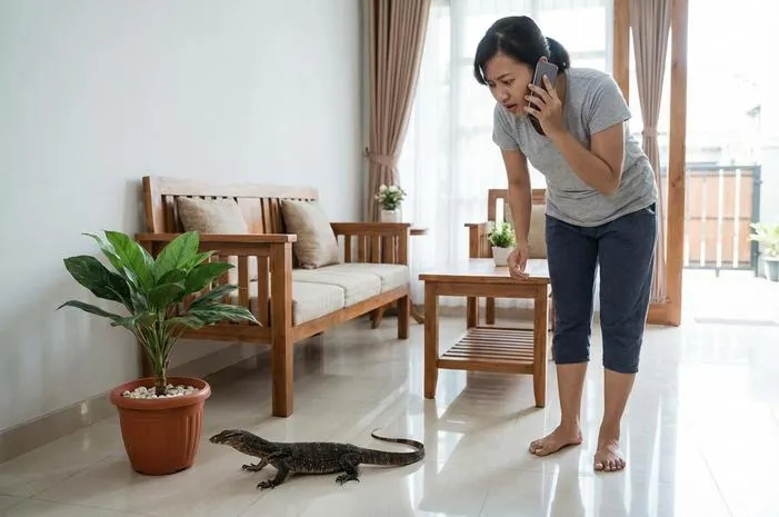 Biawak Masuk Rumah Pertanda Apa Simak Mitos dan Faktanya