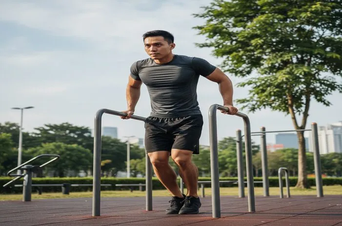 Dips Melatih Otot Apa? Yuk Kuatkan Trisep, Dada, Bahu!