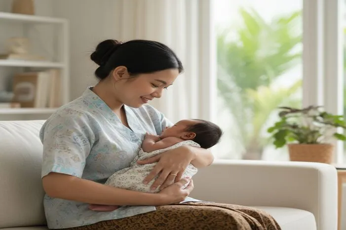 Gini Lho Cara Gendong Bayi 2 Bulan, Anti Pegal!