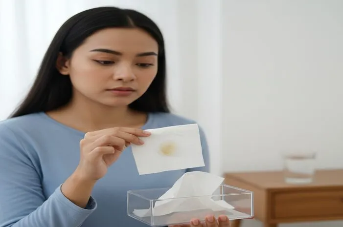 Bentuk Dahak Cerminkan Kesehatan: Pahami Warna Teksturnya