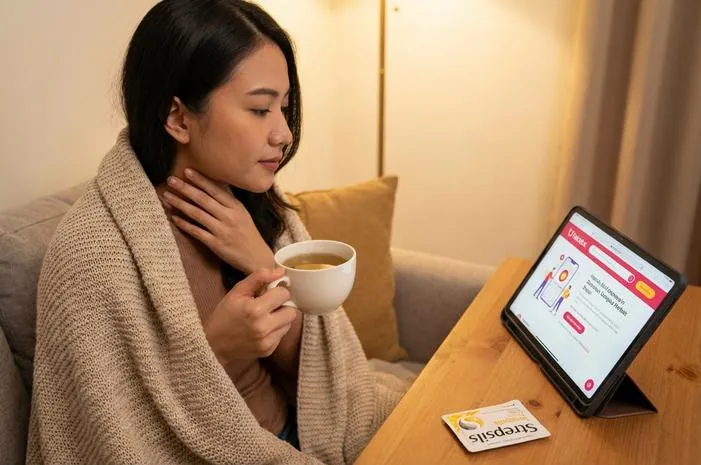 Strepsil Obati Radang Tenggorokan? Hanya Redakan Gejala