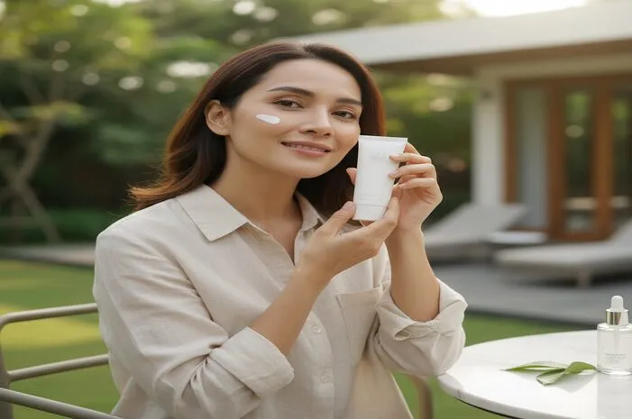 Sunscreen Penghilang Flek Hitam Bikin Wajah Cerah Merata