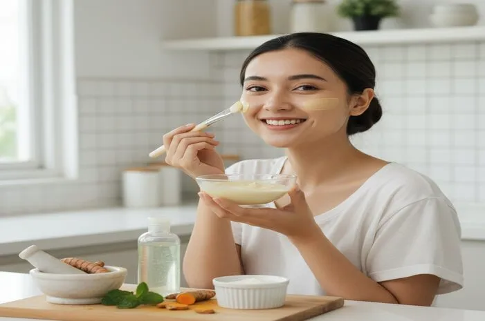 Masker Kunyit Anti Kuning di Wajah? Ini Resepnya!