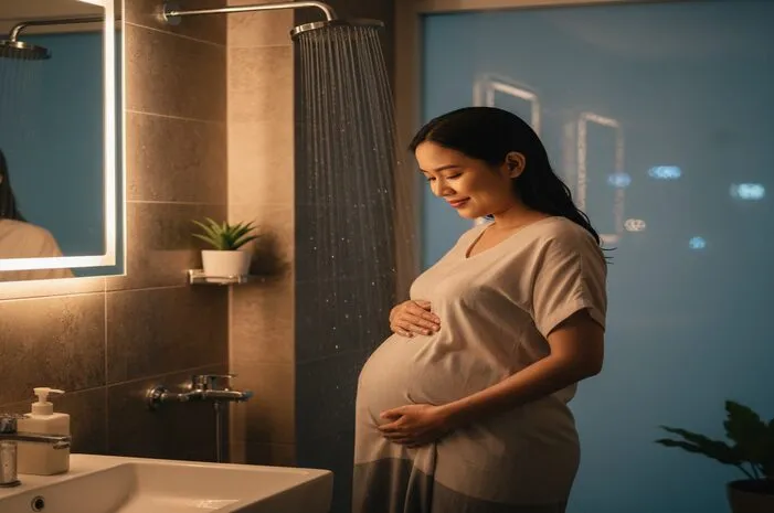 Ibu Hamil Mandi Malam? Boleh Kok! Tips Aman Relaks