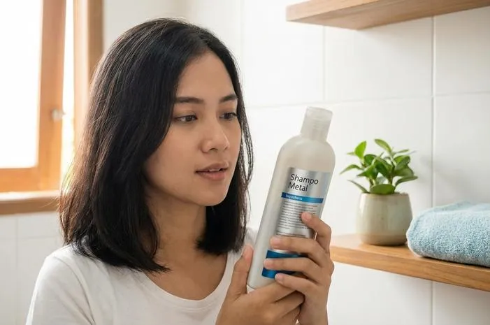 Shampo Metal: Rambut Cepat Panjang, Kuat Bebas Rontok