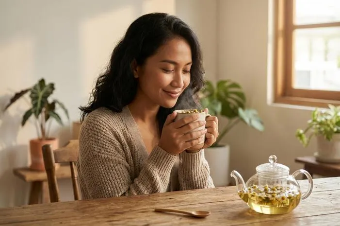 Teh Camomile: Rahasia Tidur Pulas Bebas Cemas