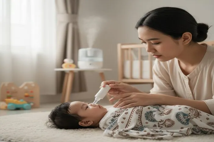 Cara Alami Atasi Hidung Tersumbat pada Bayi