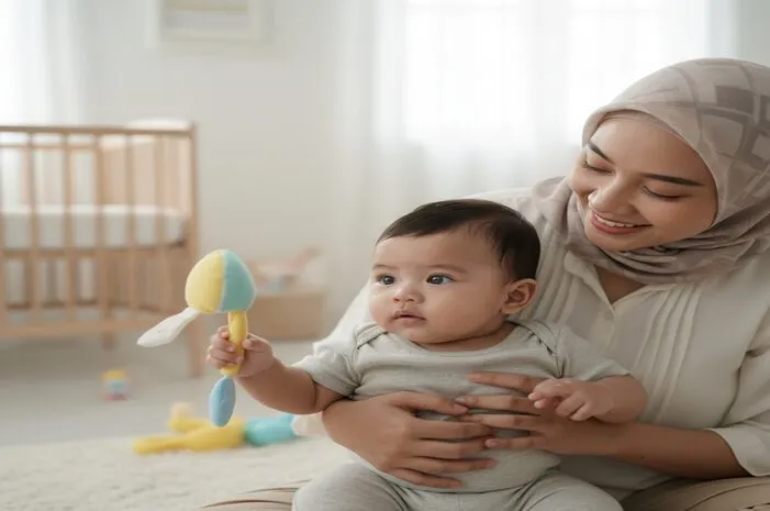 Hebat! Penglihatan Bayi 2 Bulan Makin Jelas