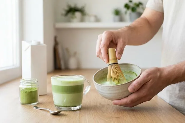 Cara Buat Matcha Latte Gampang, Enak ala Kafe