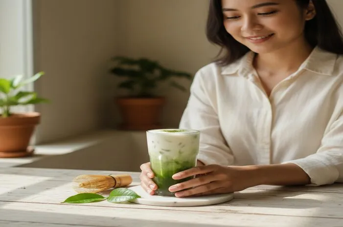Matcha Milk Segar Creamy, Resep Praktis Anti Gagal