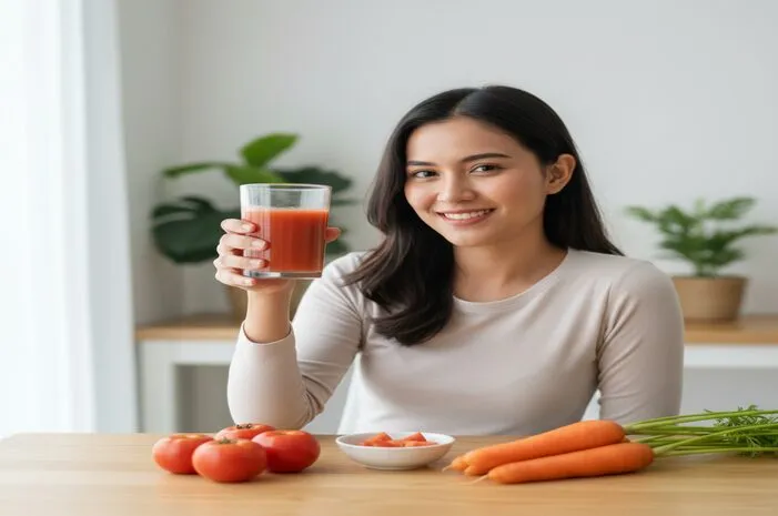 Manfaat Jus Tomat Wortel untuk Wajah Bikin Glowing
