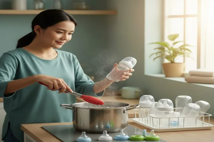 Praktis! Cara Mensterilkan Botol Susu Bayi