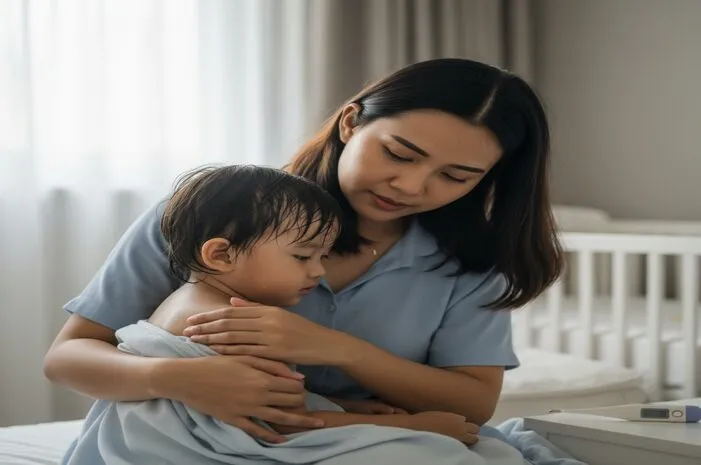 Badan Anak Dingin Berkeringat: Santai Dulu, Bunda!