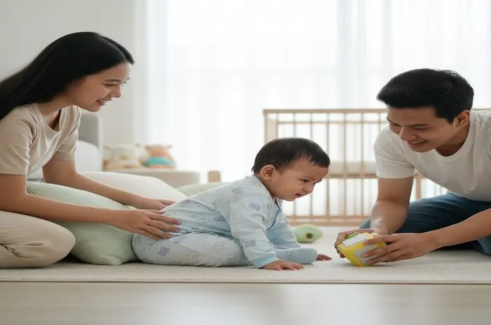 Bayi 8 Bulan Belum Bisa Duduk? Wajar, Yuk Coba Stimulasi Ini!