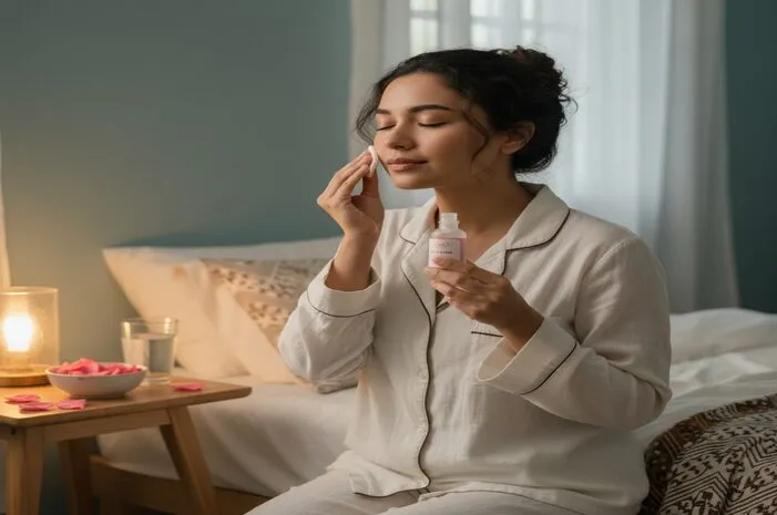 Cara Pakai Air Mawar Sebelum Tidur Bikin Glowing