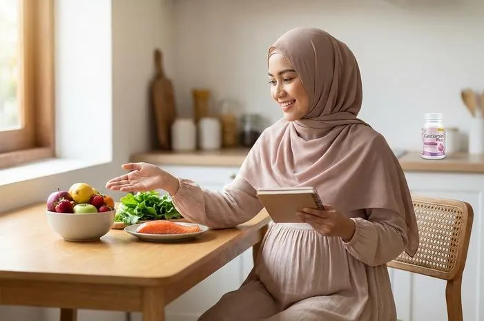 Gestiamin Pluz Kandungan: DHA Asam Folat Ibu Hamil Menyusui