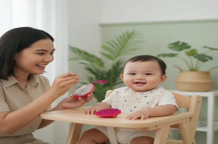 Bolehkah Bayi 6 Bulan Makan Buah Naga? Tentu Saja Boleh!