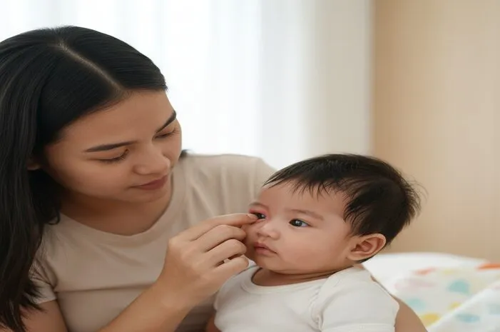 Kelopak Mata Bayi Merah? Tetap Tenang, Ini Solusinya!