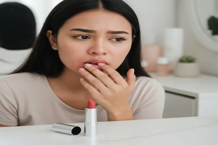 Alergi Lipstik Bikin Bibir Panas? Atasi dengan Ini!