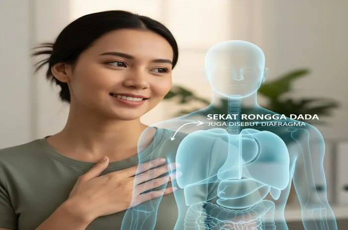 Sekat Rongga Dada Disebut Juga Diafragma, Kenali Yuk!