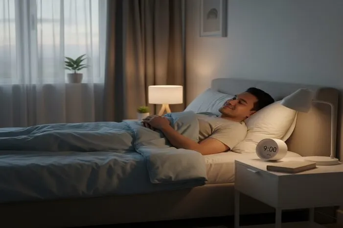 Kamar tidur yang nyaman dan gelap membantu tidur lebih cepat dan berkualitas