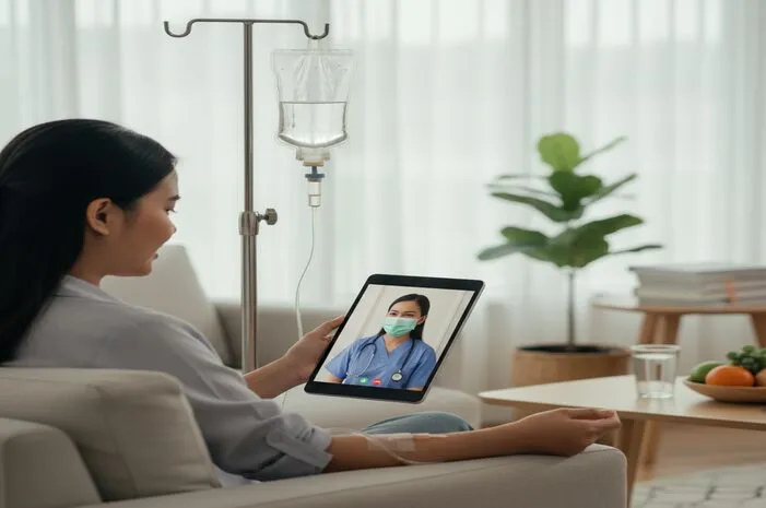 Infus di Rumah Sendiri? Pasti Aman Bersama Perawat Ahli