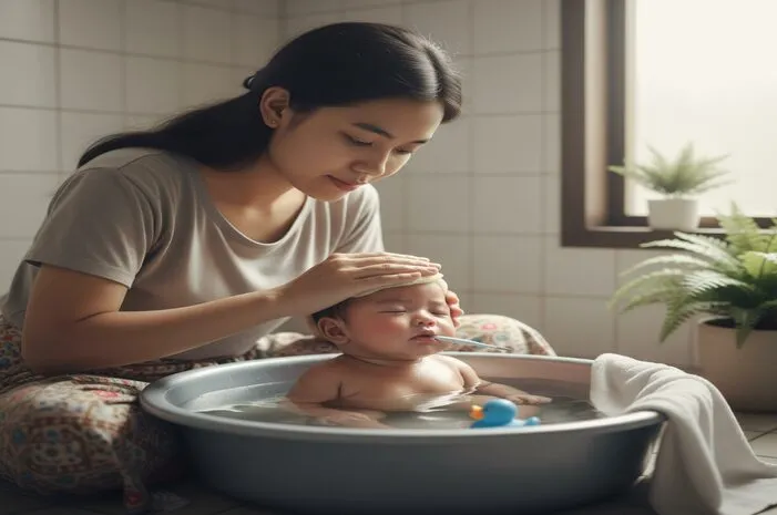 Bayi Demam Boleh Mandi Air Hangat, Aman dan Nyaman!