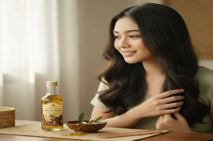 Minyak Zaitun Mustika Ratu untuk Rambut Berkilau Sehat