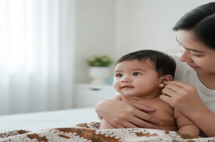 Anting Tindik Bayi: Aman, Lucu, Anti Iritasi