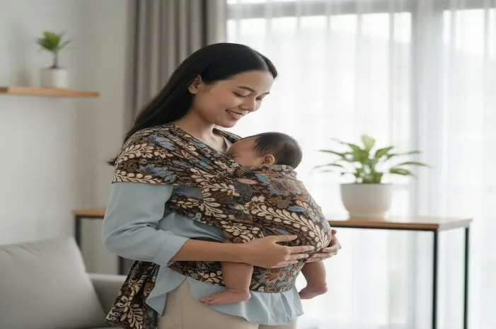 M Shape Gendongan: Bayi Nyaman, Pinggul Sehat Selalu