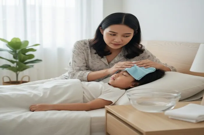 Kalau Demam Kompres Air Apa? Air Hangat Kunci Reda
