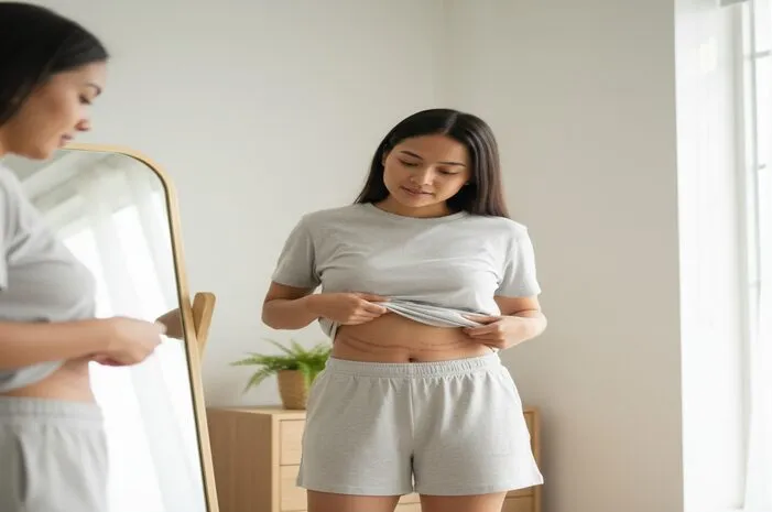 Garis di Perut Tapi Tidak Hamil? Ini Penyebabnya!