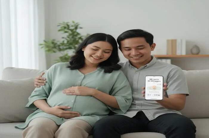 BB Janin 34 Minggu Berapa? Simak Berat Normalnya