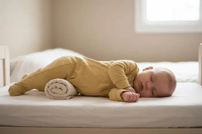 Bayi 4 Bulan Tidur Miring, Amankah? Simak Jawabannya
