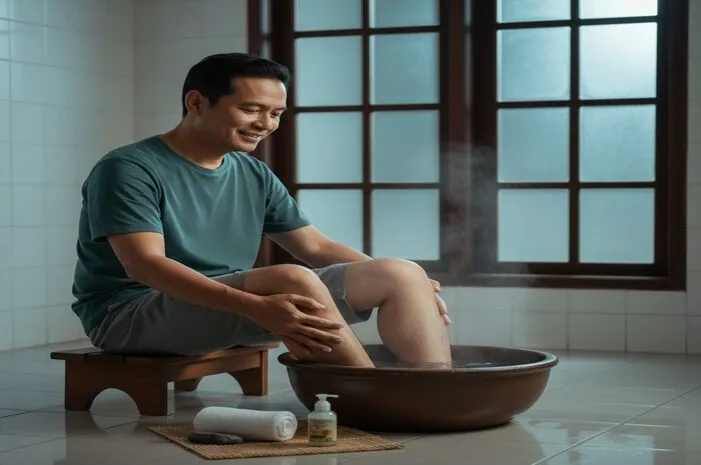 Rematik Mandi Malam? Bukan Sebab, Pakai Air Hangat!