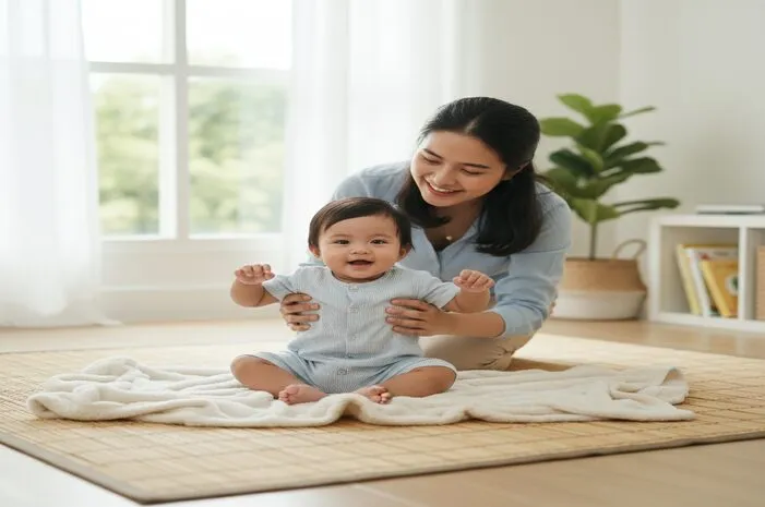 Umur Berapa Bayi Belajar Duduk Mandiri?
