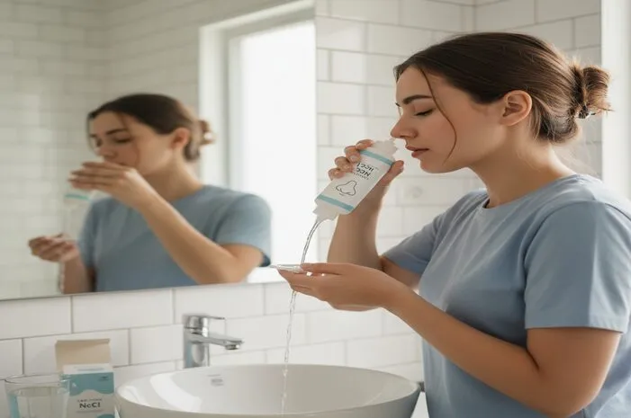 Napas Plong! Cuci Hidung NaCl Solusi Hidung Mampet