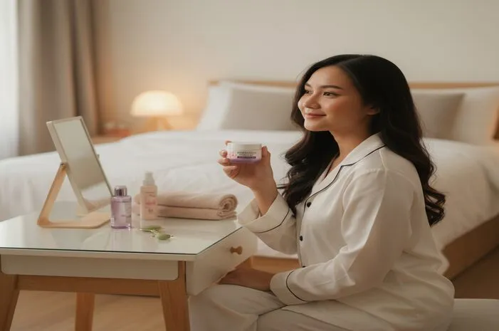Garnier Night Cream: Bangun Pagi Wajah Cerah Glowing