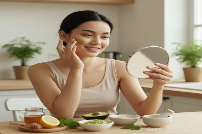 Bebas Kilap! Atasi Wajah Berminyak Pakai Bahan Alami