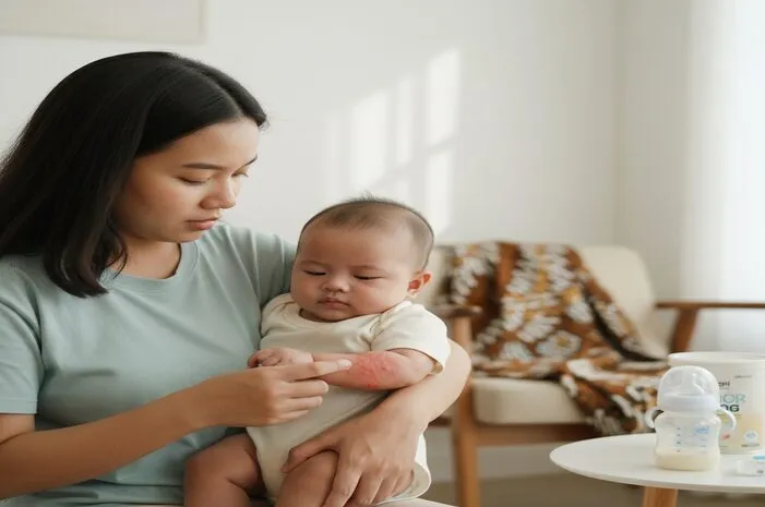 Atasi Ruam Alergi Susu Sapi pada Bayi dengan Tepat