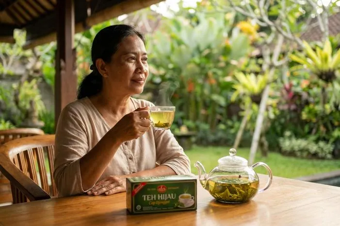 Teh Hijau Cap Djenggot: Murni Alami, Bantu Diet Lebih Enteng
