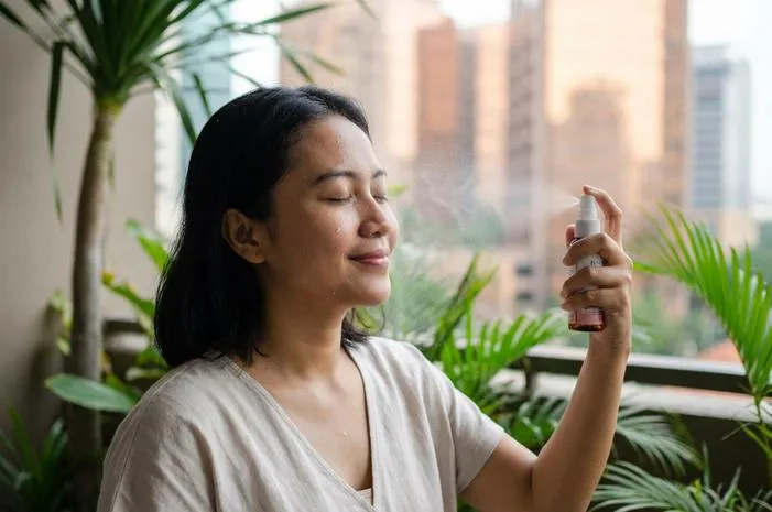 Yuk, Coba! Spray Muka Bikin Kulit Segar Glowing Seketika